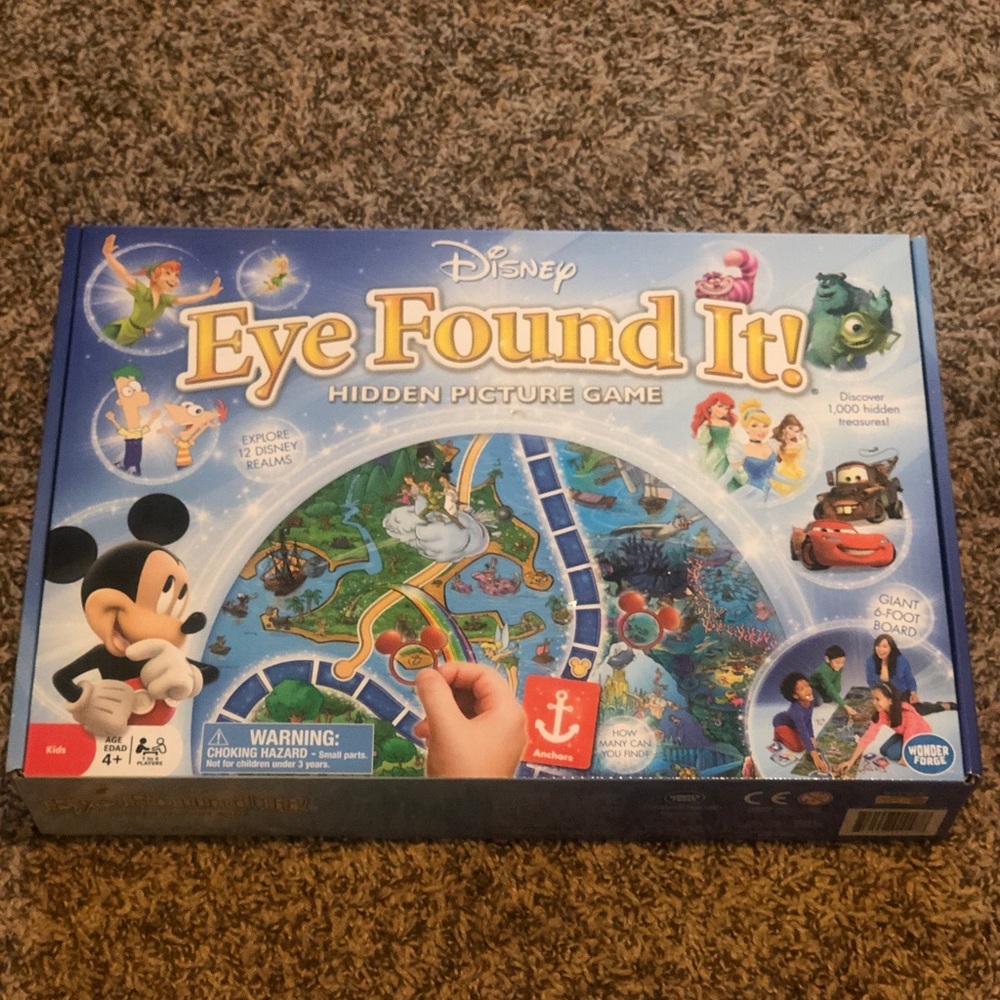 Disney Eye Found It 6’ Board Game